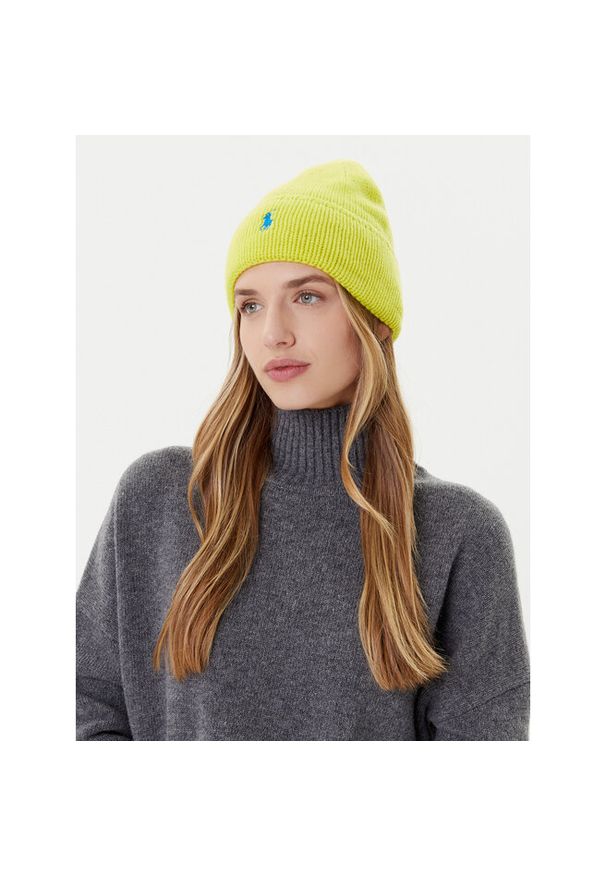 Czapka Polo Ralph Lauren. Kolor: żółty
