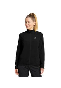 Haglöfs - Bluza polarowa damska Buteo Mid. Kolor: czarny. Materiał: polar