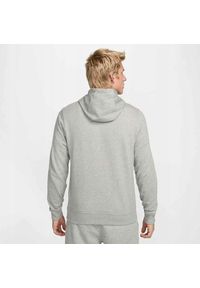 Bluza Męska Z Kapturem Nike Club Ft Hoody Swoosh. Typ kołnierza: kaptur. Kolor: szary