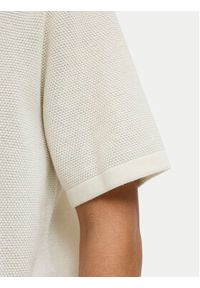 Jack & Jones Polo Orion 12268226 Écru Relaxed Fit. Typ kołnierza: polo. Kolor: kremowy. Materiał: syntetyk, bawełna #6