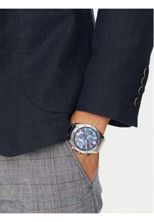Casio Zegarek EFV-620D-2AVUEF Srebrny. Kolor: srebrny