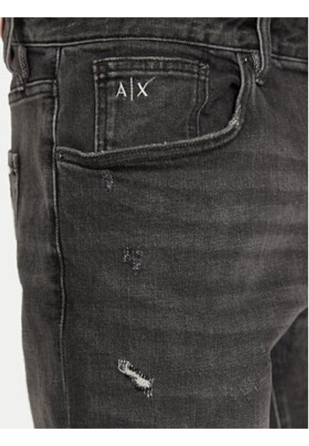 Armani Exchange Jeansy 6DZJ13 Z1YTZ 0903 Szary Slim Fit. Kolor: szary