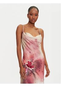 Marciano Guess Sukienka wieczorowa 5GGK57 7099Z Beżowy Regular Fit. Kolor: beżowy. Materiał: syntetyk. Styl: wizytowy #4