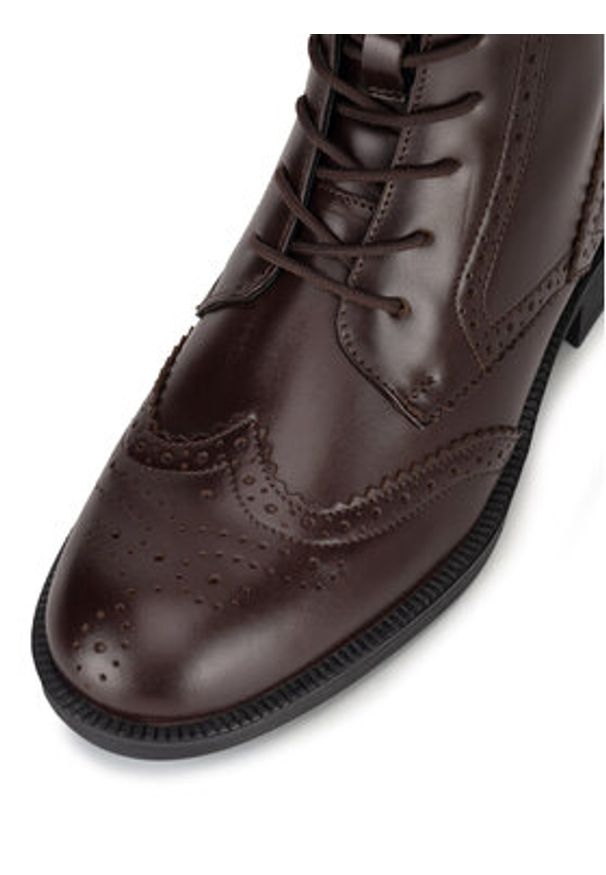 Gino Rossi - GINO ROSSI Trzewiki PIA-116099 Brązowy. Kolor: brązowy. Materiał: skóra