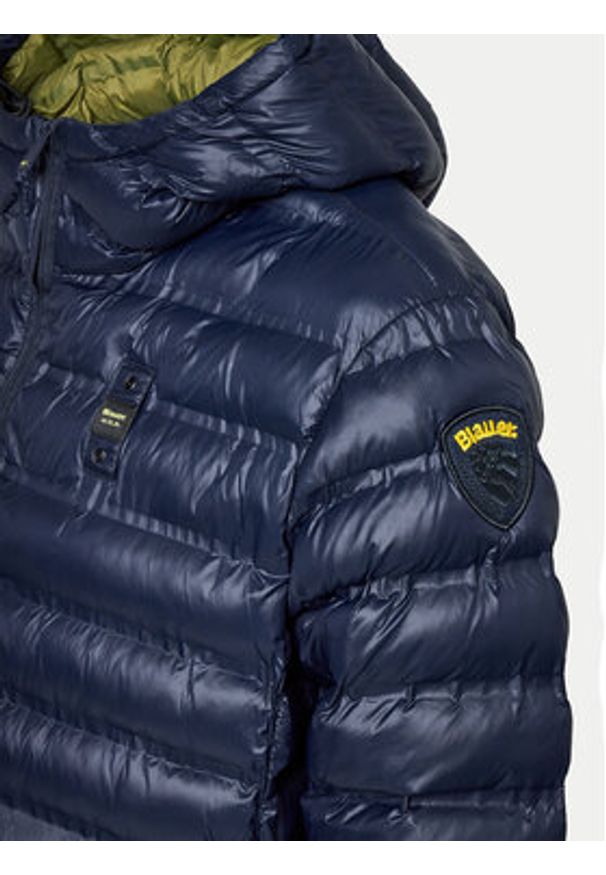 Blauer Kurtka przejściowa 24WBLUC02058 006100 Granatowy Regular Fit. Kolor: niebieski. Materiał: syntetyk