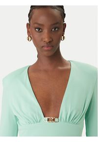 Just Cavalli Sukienka koktajlowa 80PAO957 J0253 Niebieski Slim Fit. Kolor: niebieski. Materiał: syntetyk. Styl: wizytowy #4