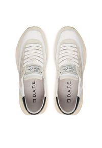 D.A.T.E. Sneakersy Athleta W441-AT-NY Biały. Kolor: biały. Materiał: zamsz, skóra #4