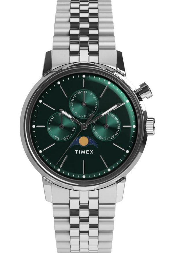Zegarek Timex Zegarek męski Timex TW2Y09900 srebrny. Kolor: srebrny