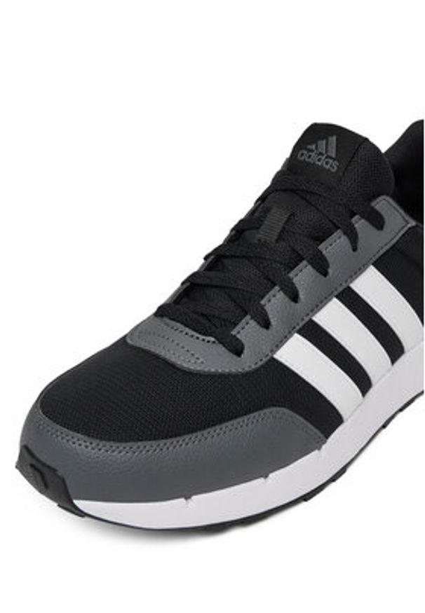 Adidas - adidas Sneakersy RUN50S IF1553 Czarny. Kolor: czarny. Materiał: materiał. Sport: bieganie