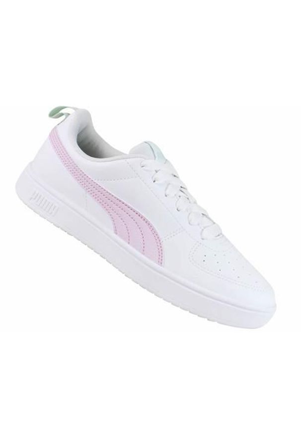 Buty do chodzenia damskie Puma Rickie Jr. Kolor: biały. Materiał: materiał, syntetyk. Sport: turystyka piesza
