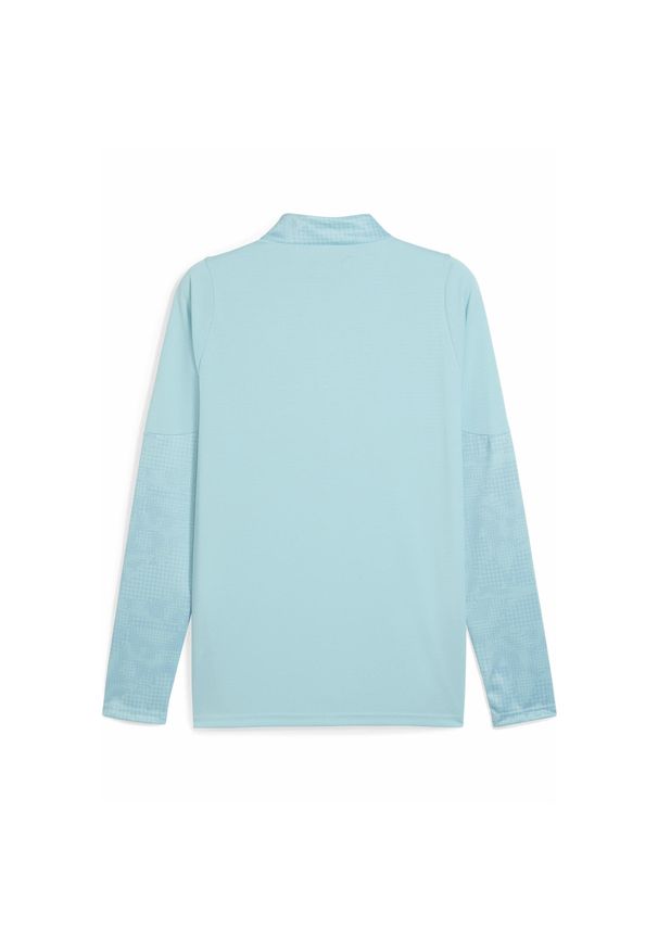 Puma - Męska bluza treningowa Olympique Marsylia z zamkiem 1/4 PUMA. Kolor: niebieski