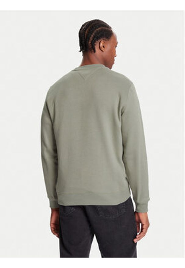 Tommy Jeans Bluza DM0DM20741 Zielony Regular Fit. Kolor: zielony. Materiał: bawełna, syntetyk