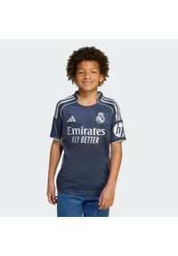 Adidas - Koszulka Real Madrid 25/26 Away Kids. Kolor: niebieski. Sport: piłka nożna