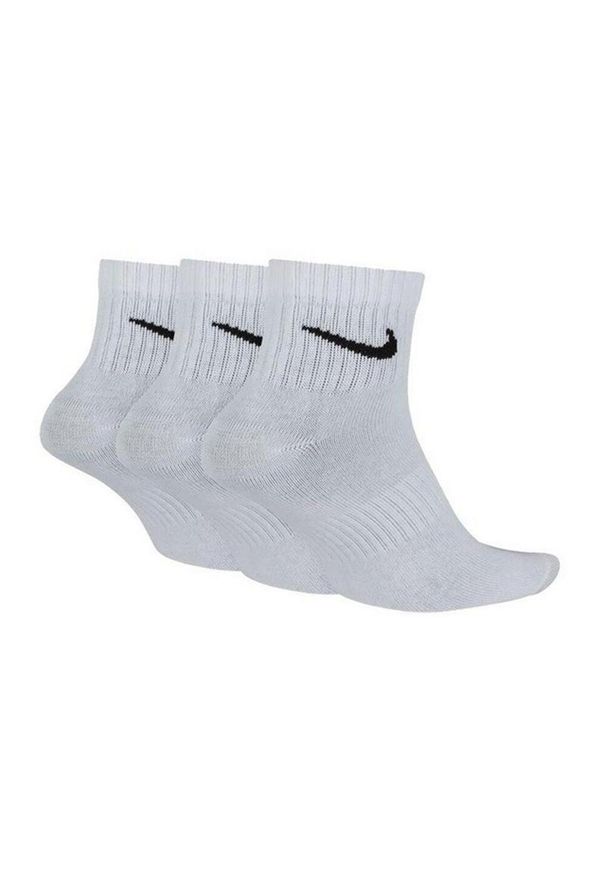 Nike - Męskie Lekkie Skarpetki Na Co Dzień (zestaw 3 Sztuk). Kolor: biały. Sport: turystyka piesza