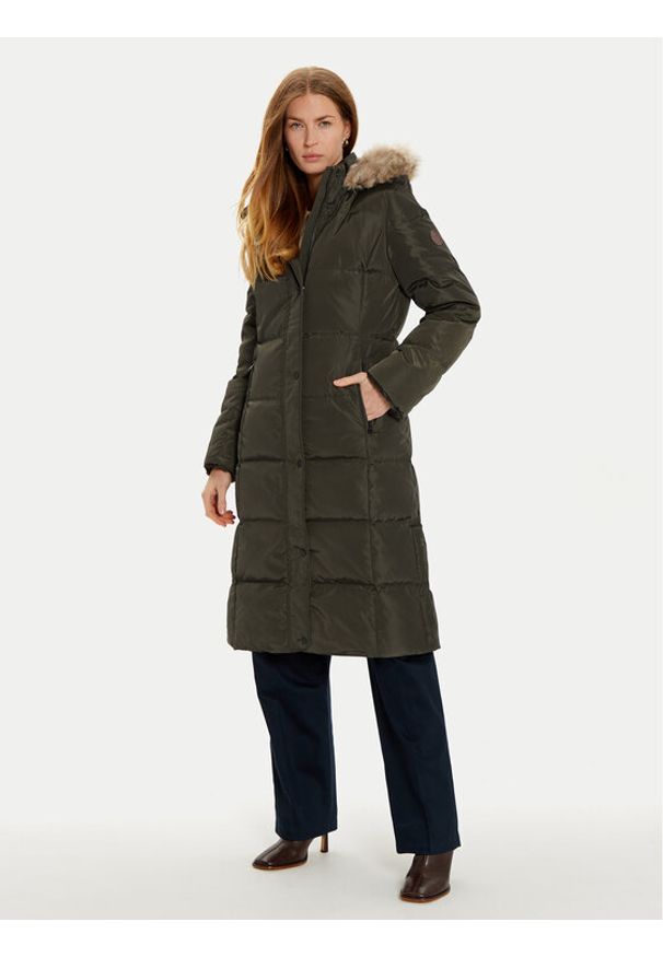 Lauren Ralph Lauren - LAUREN RALPH LAUREN Kurtka puchowa 297957518005 Zielony Regular Fit. Kolor: zielony. Materiał: syntetyk. Sezon: zima