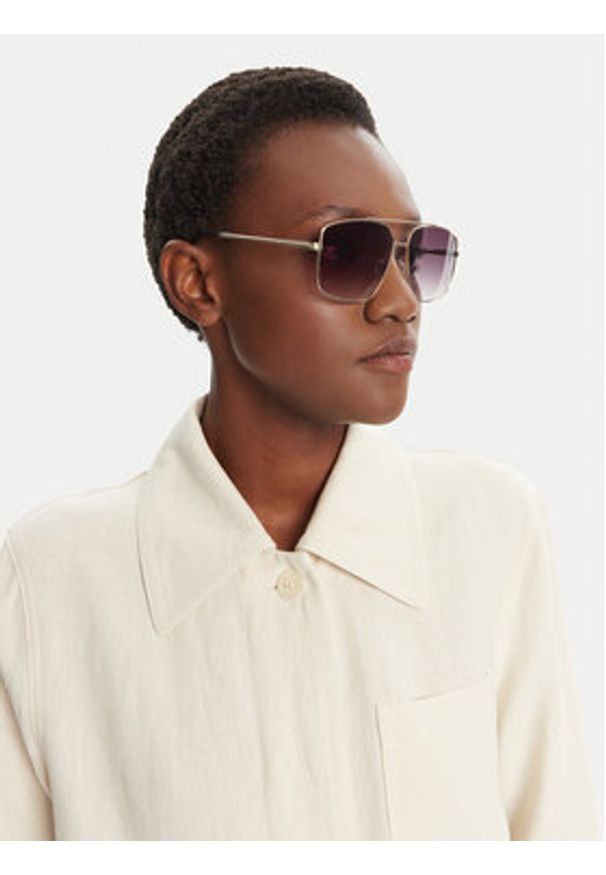 Aldo Okulary przeciwsłoneczne Baeberiel 13994801 Złoty. Kolor: złoty