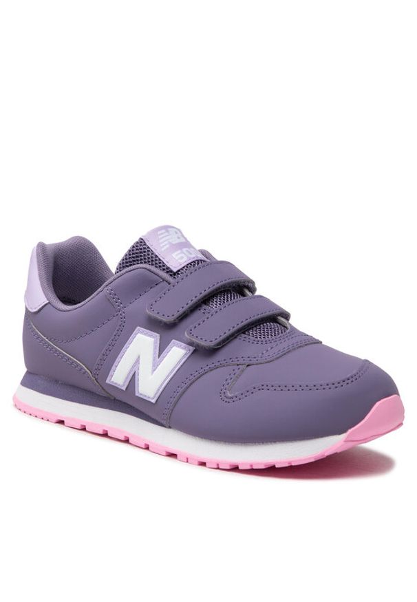 New Balance Sneakersy GV500BB1 Fioletowy. Kolor: fioletowy. Materiał: skóra