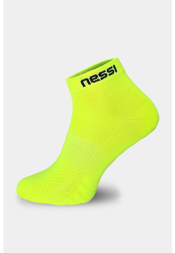 NESSI SPORTSWEAR - Bezszwowe skarpety oddychające Nessi Sportswear. Kolor: żółty. Sport: bieganie