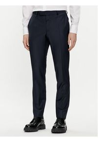 Karl Lagerfeld - KARL LAGERFELD Garnitur 105206 542096 Granatowy Regular Fit. Kolor: niebieski. Materiał: wełna #11