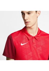 Koszulka treningowa męska Nike Trophy IV. Kolor: czerwony. Długość rękawa: krótki rękaw. Długość: krótkie