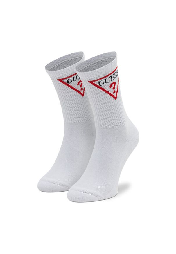 Guess Skarpety wysokie damskie Ellen Sport Socks V2GZ00 ZZ00I r.OS Biały. Kolor: biały. Materiał: materiał