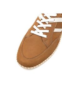 Sergio Bardi Sneakersy HAVANA-39 MI07 Brązowy. Kolor: brązowy. Materiał: skóra