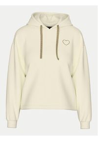 Pieces Bluza Chilli 17121098 Beżowy Regular Fit. Kolor: beżowy. Materiał: bawełna #2