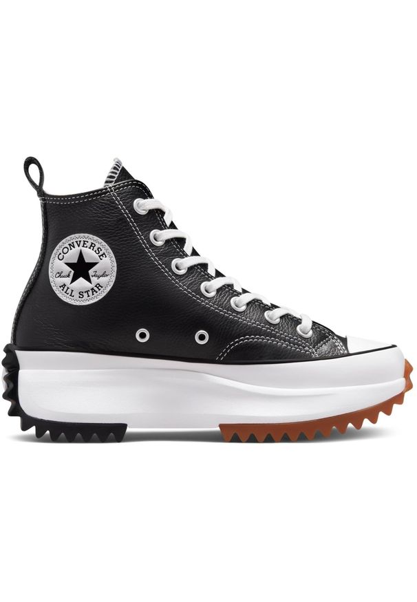 Buty sportowe Converse Run Star Hike Platform Foundational Leather. Kolor: czarny. Obcas: na platformie. Styl: sportowy