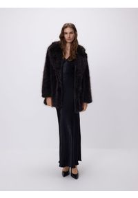 Reserved - Sukienka z wiskozy - czarny. Kolor: czarny. Materiał: wiskoza