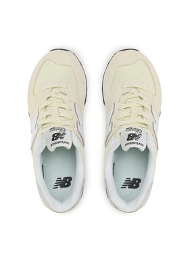 New Balance Sneakersy U574Y2W Żółty. Kolor: żółty. Materiał: zamsz, skóra. Model: New Balance 574