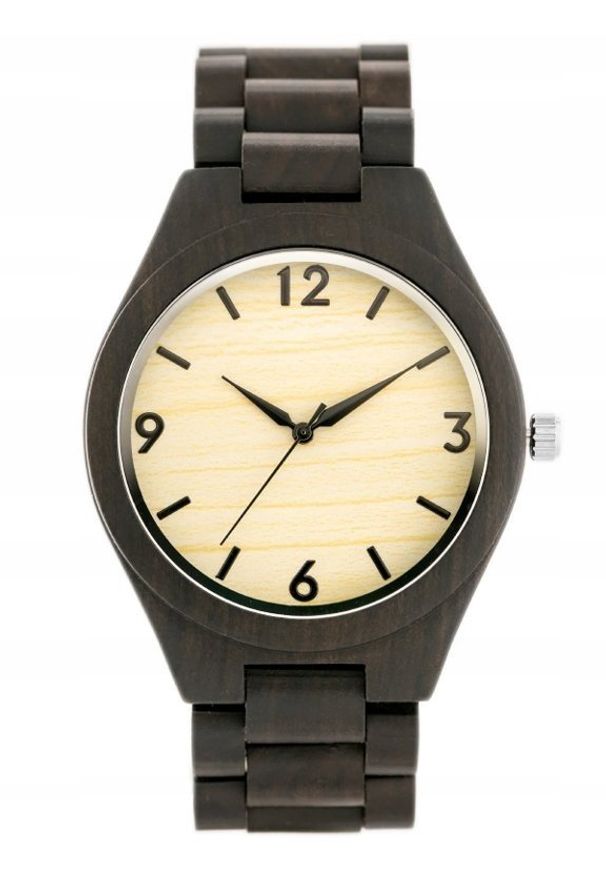 NoName - Zegarek Zegarek męski drewniany 8861 + BOX