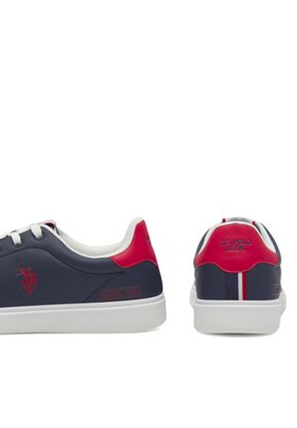 U.S. Polo Assn. Sneakersy BYRON001 Granatowy. Kolor: niebieski. Materiał: syntetyk