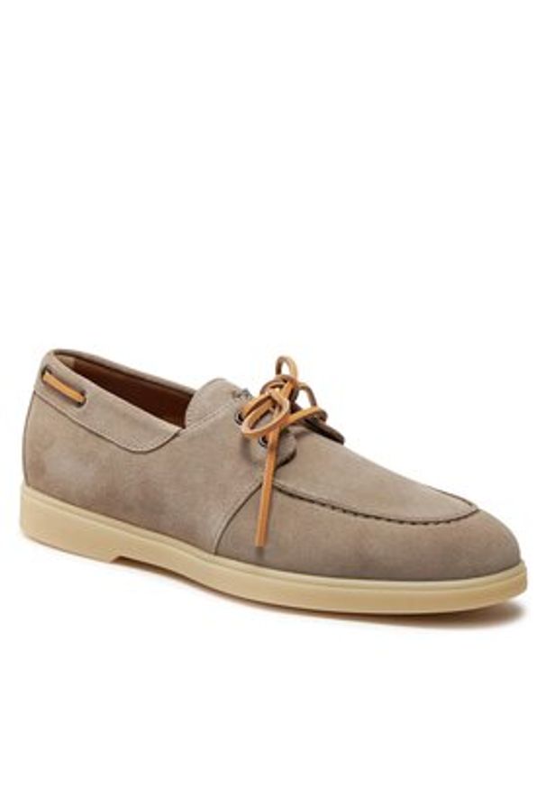 Giuseppe Zanotti Półbuty EU40023 Szary. Kolor: szary. Materiał: skóra, welur