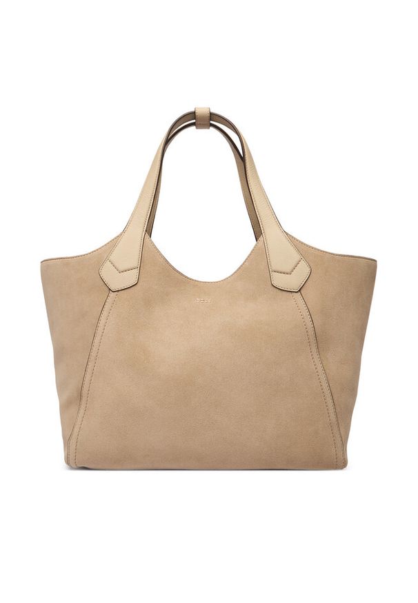 Torebka BOSS. Kolor: beżowy