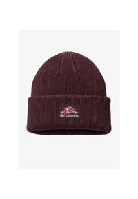 columbia - Czapka zimowa Columbia Provisions Cuffed Beanie - moonvista/mountain. Kolor: czerwony. Sezon: zima