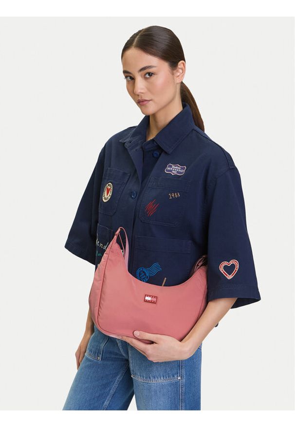 Tommy Jeans Torebka Urban X-Body AW0AW17547 Różowy. Kolor: różowy