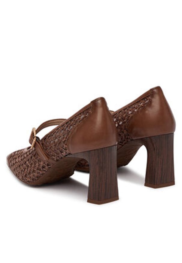 Hispanitas Czółenka RHV264609 C007 Brązowy. Kolor: brązowy. Materiał: materiał