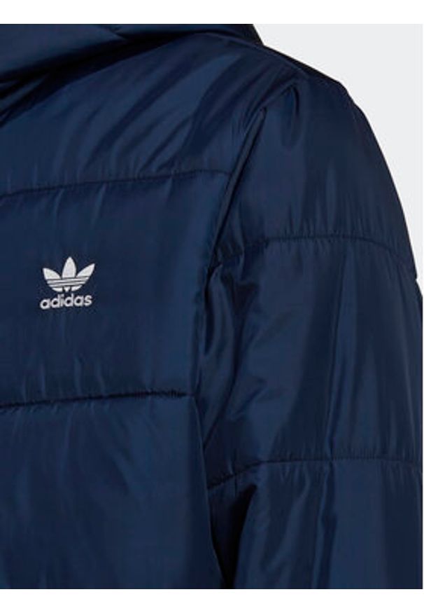 Adidas - adidas Kurtka przejściowa HM2462 Granatowy Relaxed Fit. Kolor: niebieski. Materiał: syntetyk
