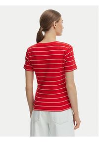 TOMMY HILFIGER - Tommy Hilfiger T-Shirt New Cody WW0WW40584 Czerwony Slim Fit. Kolor: czerwony. Materiał: bawełna #4