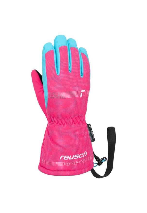 Rękawice dziecięce pięciopalczaste Reusch Maxi R-TEX XT. Kolor: różowy. Sport: turystyka piesza
