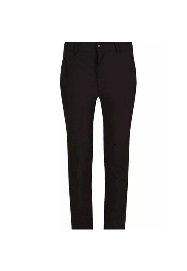 Regatta - Dziecięce Spodnie Trekkingowe Ocieplane Highton. Kolor: czarny. Sezon: lato. Sport: turystyka piesza