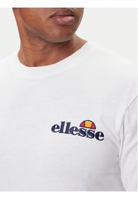 Ellesse T-Shirt Voodoo SHB06835 Biały Regular Fit. Kolor: biały. Materiał: bawełna