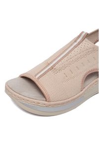 Rieker Sandały CEO-V59B5-31 Różowy jasny. Kolor: różowy. Materiał: materiał #5