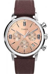 Zegarek Timex Zegarek męski Timex TW2W51400 brązowy. Kolor: brązowy #1