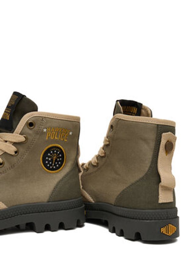 Palladium Trapery Pampa Hawkins Police 94624-308-M Zielony. Kolor: zielony. Materiał: materiał
