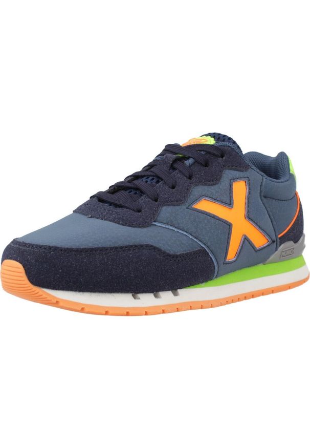 Munich - Buty MUNICH DASH KID Niebieski. Kolor: niebieski. Materiał: tkanina, syntetyk. Sport: turystyka piesza