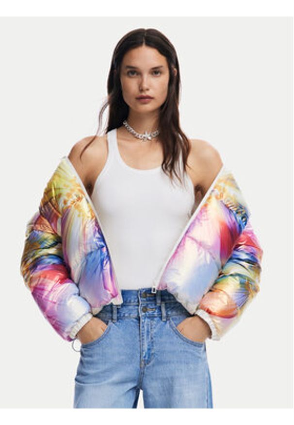Desigual Kurtka zimowa Kalmar 24WWEW40 Kolorowy Regular Fit. Materiał: syntetyk. Wzór: kolorowy. Sezon: zima