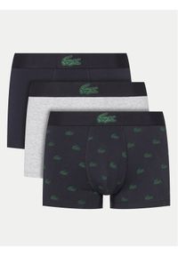 Lacoste Komplet 3 par bokserek 5H5154 Czarny. Kolor: czarny. Materiał: bawełna #1