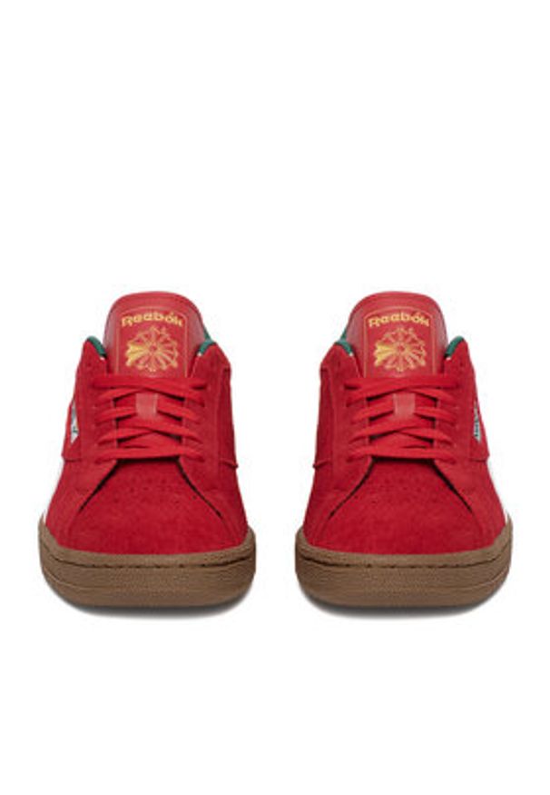 Reebok Sneakersy EO-CLUB C GROUNDS UK 100244996 Czerwony. Kolor: czerwony. Materiał: zamsz, skóra. Model: Reebok Club
