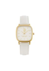 U.S. Polo Assn. Zestaw zegarek i bransoletka Keira USP6396TW Biały. Kolor: biały #4